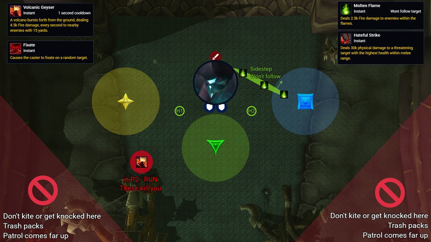 Supremus positioning: Room positions — Supremus